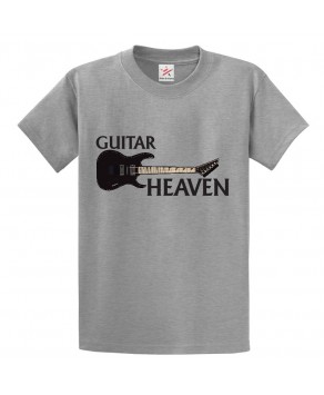Guitar Heaven Unisex Classic Kids and Adults T-Shirt For Musicians